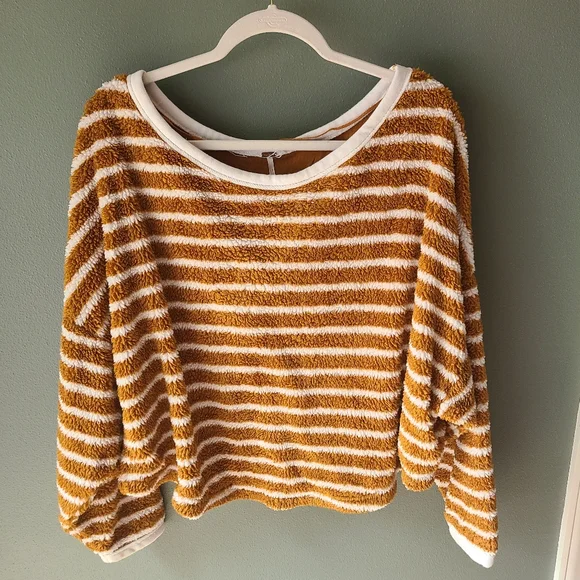 Free People Brenton Striped Pullover, Size Small - Picture 3 of 6